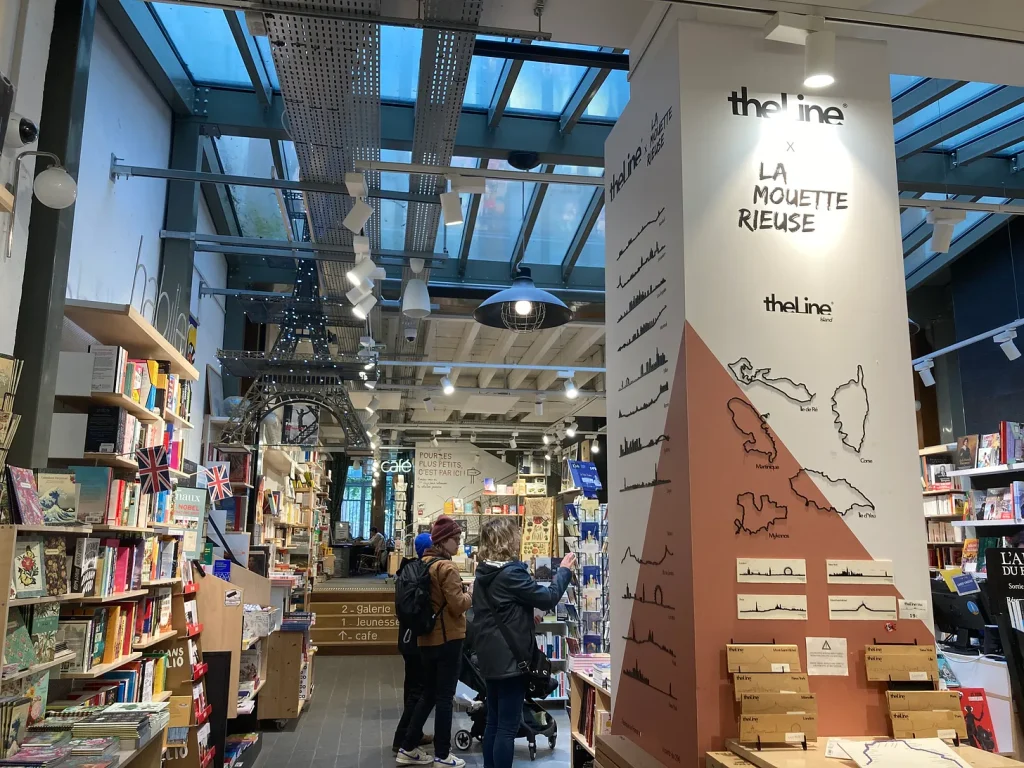 La mouette rieuse bookshop in the Marais, Paris