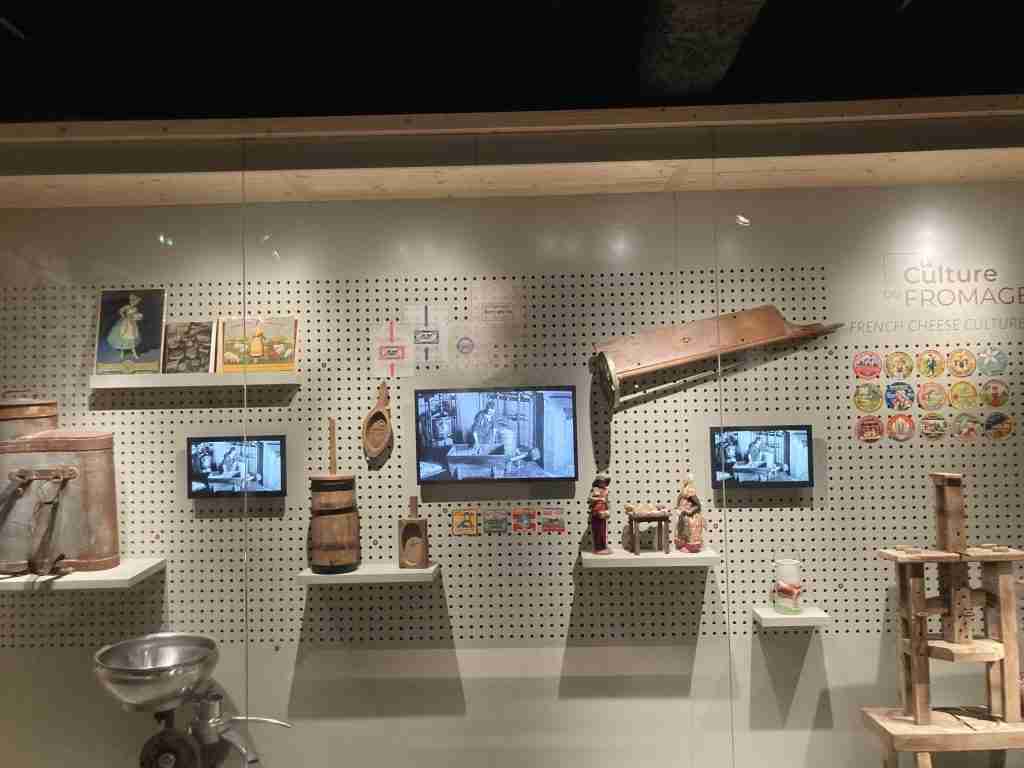 Part of the “History of Cheese” displays at the Musée Vivant du Fromage/Courtney Traub/All rights reserved