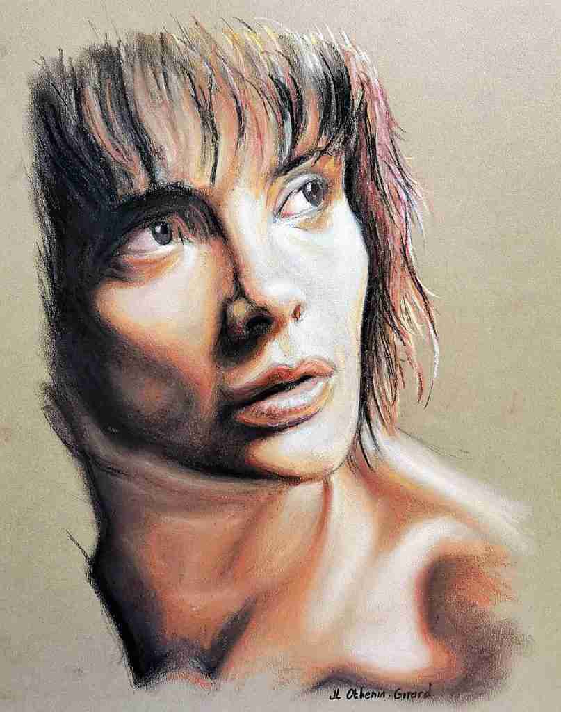 Portrait of Marie Trintignant by artist Jean-Loup Othenin-Girard, 2023/Wikimedia Commons